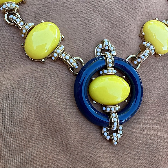 Talbots Yellow & Navy Set - Picture 3 of 3